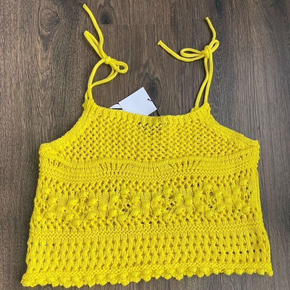 Zara pointelle knit top - Picture 7 of 7